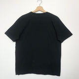 Black with Rainbow Signature Crew-neck Tee / SAINT LAURENT - Size S