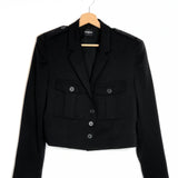 Black Wool-blend Cropped Vest / THE KOOPLES - Size 38