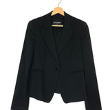 Black Wool Single Breasted Blazer / EMPORIO ARMANI - Size 40