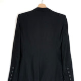 Black Wool Single Breasted Blazer Jacket / HELMUT LANG - Size US 2