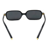 Black/Slate Gray Lenses REGARD Rectangular Sunglasses / MIU MIU