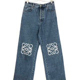 Blue Anagram Baggy Jeans / LOEWE - Size 46