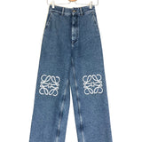 Blue ANAGRAM Cotton Baggy Denim Jeans / LOEWE - Size 32