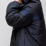 Blue / Ecru Oblique Quilted Technical Reversible  Puffer Jacket / CHRISTIAN DIOR - Size S