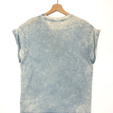 Blue Bleached CASTLE Cotton Short Sleeves T-shirt / IRO - Size S