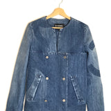 Blue CC logo Cotton Denim  Jacket / CHANEL - Size 38
