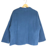 Blue Cotton Gauze Jacket / INEO COUTURE - One Size