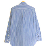 Blue Cotton Stripe Shirt / HOMME GIRLS - Size S