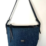 Blue Denim Cotton Shoulder LEYDEN Bag / ISABEL MARANT