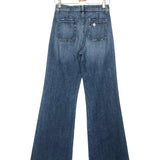 Blue Denim FLORENCED High-rise Stretch Flared Jeans / NILI LOTAN - Size 27