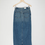 Blue Denim Front Slit  Maxi Skirt / DL1961 - Size 1