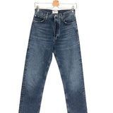 Blue Denim High Rise Straight 90's PINCH Jeans / AGOLDE - Size 26