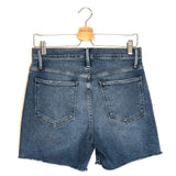 Blue Denim LE TOUR Raw Edge Shorts / FRAME - Size 28