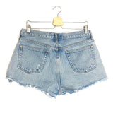 Blue Denim Mini Shorts / AGOLDE - Size 28
