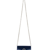 Blue DIONYSUS Velvet and Leather Super Mini Crossbody Bag / GUCCI