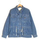 Blue EDSON Tie-waist Denim Jacket / BA&SH - Size S