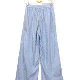 Blue ELISSA Stripe and Studs Trousers / NEVER FULLY DRESSED - Size 36