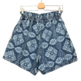 Blue ENORA Graphic-print Denim Shorts / CLAUDIE PIERLOT - Size 42