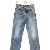 Blue Full Length Twisted Seam Denim Jeans / TOTEME - Size 26
