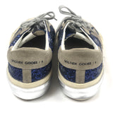 Blue Glitter Low Top SUPERSTAR Sneakers / GOLDEN GOOSE - Size 38