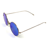 Blue Gradient Mirror Porto Cervo Round Sunglasses / ILLESTEVA