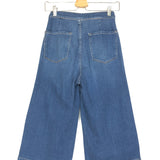 Blue High Rise Wide Leg Culotte Jeans / FRAME DENIM - Size 27
