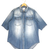 Blue Indigo MY WESTERN Cotton Shirt / MYTHINKS - Size S