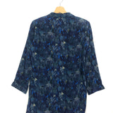 Blue Jungle Print HANAIAPA Silk Jacket / SESSUN - Size S