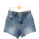 Blue KIT Raw Hem Denim Shorts / ANINE BING - Size 27