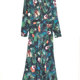 Blue Multicolor ROUMY Jungle Printed Maxi Dress / ZADIG & VOLTAIRE - Size M