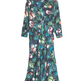 Blue Multicolor ROUMY Jungle Printed Maxi Dress / ZADIG & VOLTAIRE - Size M