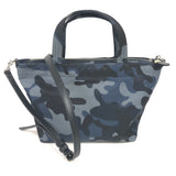 Blue Navy Eyes Camo-Print Recycled-Nylon Tote Bag / ANYA HINDMARCH