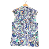 Blue Pixel Printed RISHANE Top / ISABEL MARANT - Size 38