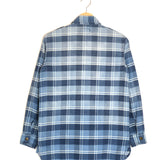 Blue Plaid Cotton Buttoned Shirt / CURRENT/ELLIOTT - Size 0