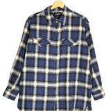 Blue Plaid Front Buttoned Long Sleeves Shirt / THE KOOPLES - Size 1