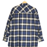Blue Plaid Front Buttoned Long Sleeves Shirt / THE KOOPLES - Size 1