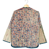 Blue Printed Khanta Long Sleeves Vest / MATHILDE DANGLADE - One Size
