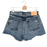 Blue Ripped Denim Shorts / MOUSSY VINTAGE - Size27