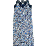 Blue RISTY FLOWERS Floral-print Lace Trim Slip Dress / ZADIG & VOLTAIRE - Size S