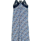 Blue RISTY FLOWERS Floral-print Lace Trim Slip Dress / ZADIG & VOLTAIRE - Size S