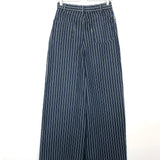 Blue SASHA Striped Wide-leg Jeans / THE FRANKIE SHOP - Size S