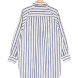 Blue Striped Cotton Long Sleeves Shirt Dress / ISABEL MARANT ETOILE - Size 38