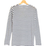 Blue Striped Linen Long Sleeves Tee / ISABEL MARANT ETOILE - Size S