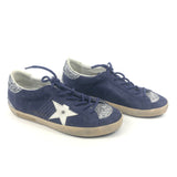 Blue SUPERSTAR Glitter Heel-tab Low Top Sneakers / GOLDEN GOOSE - Size 40