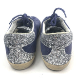 Blue SUPERSTAR Glitter Heel-tab Low Top Sneakers / GOLDEN GOOSE - Size 40