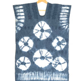 Blue Tie Dye Single Panel Mini Kaftan No. 340 / PIPPA HOLT - One Size