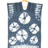 Blue Tie Dye Single Panel Mini Kaftan No. 340 / PIPPA HOLT - One Size