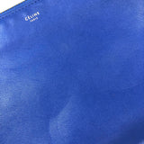 Blue TRIO Soft Lambskin Crossbody Bag / CELINE