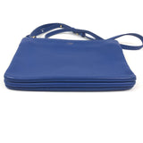 Blue TRIO Soft Lambskin Crossbody Bag / CELINE