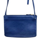 Blue TRIO Soft Lambskin Crossbody Bag / CELINE